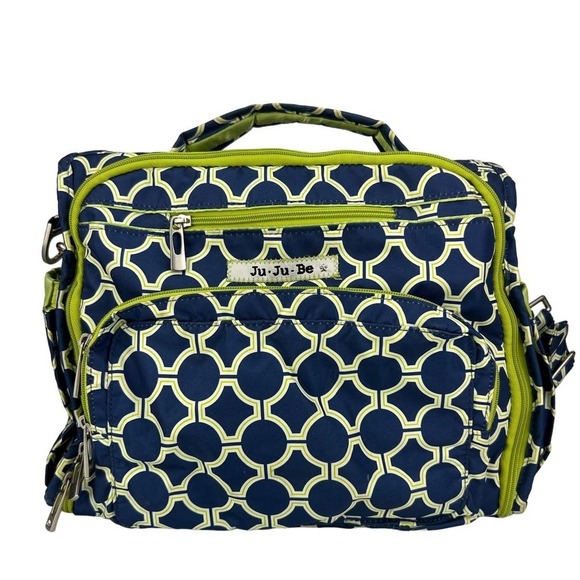 Ju Ju Be JJB Be Prepared Diaper Blue Green Bag Royal Envy Tote Backpack - Picture 1 of 13